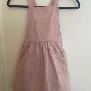 Pink Pinafore Jumper Dress
